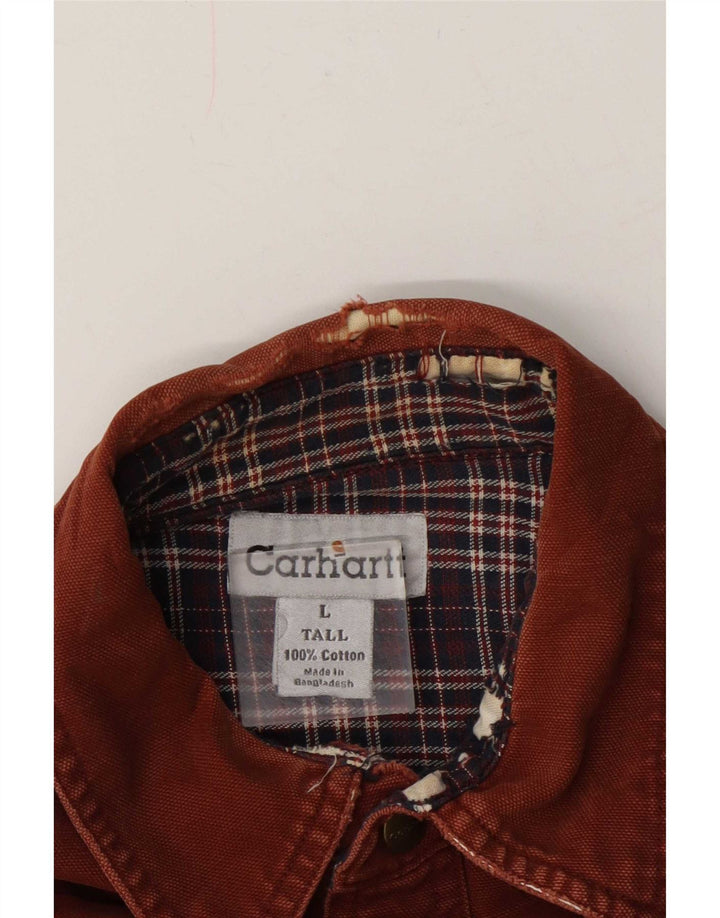 Carhartt muška košulja drvosječa, veliki smeđi pamuk
