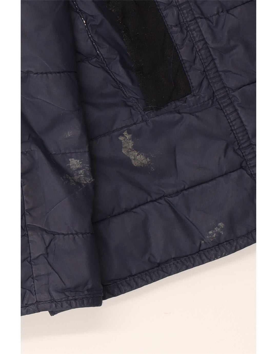 Barbour ženska podstavljena jakna UK 16 Large Navy Blue Colourblock Polyamide