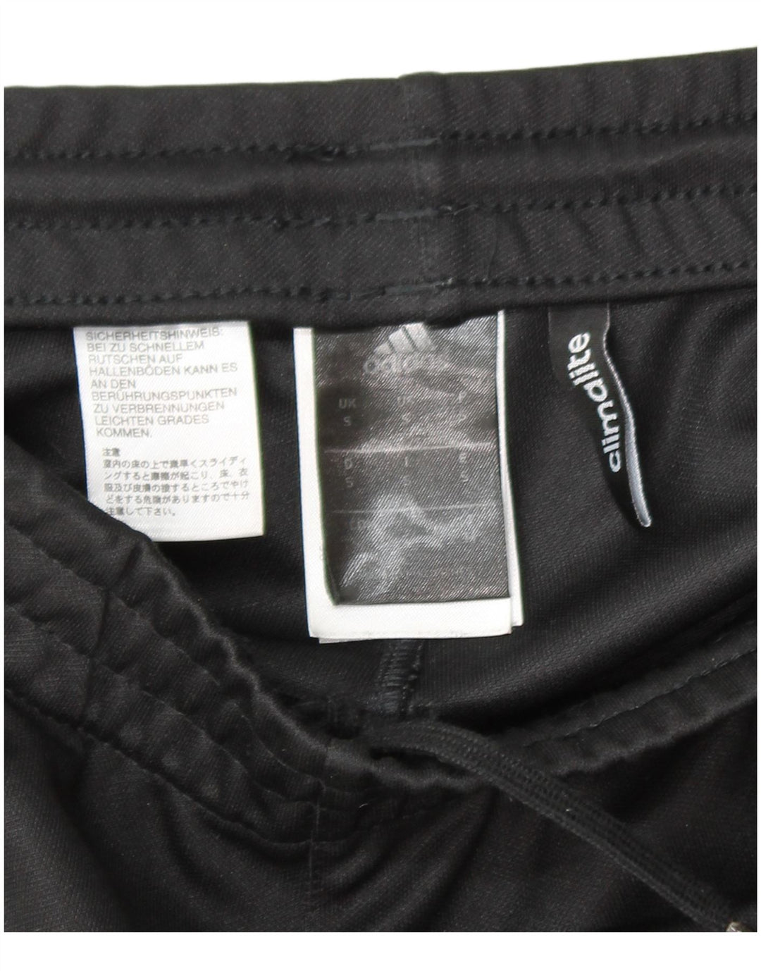 Adidas muške trenirke male crne poliesterske hlače