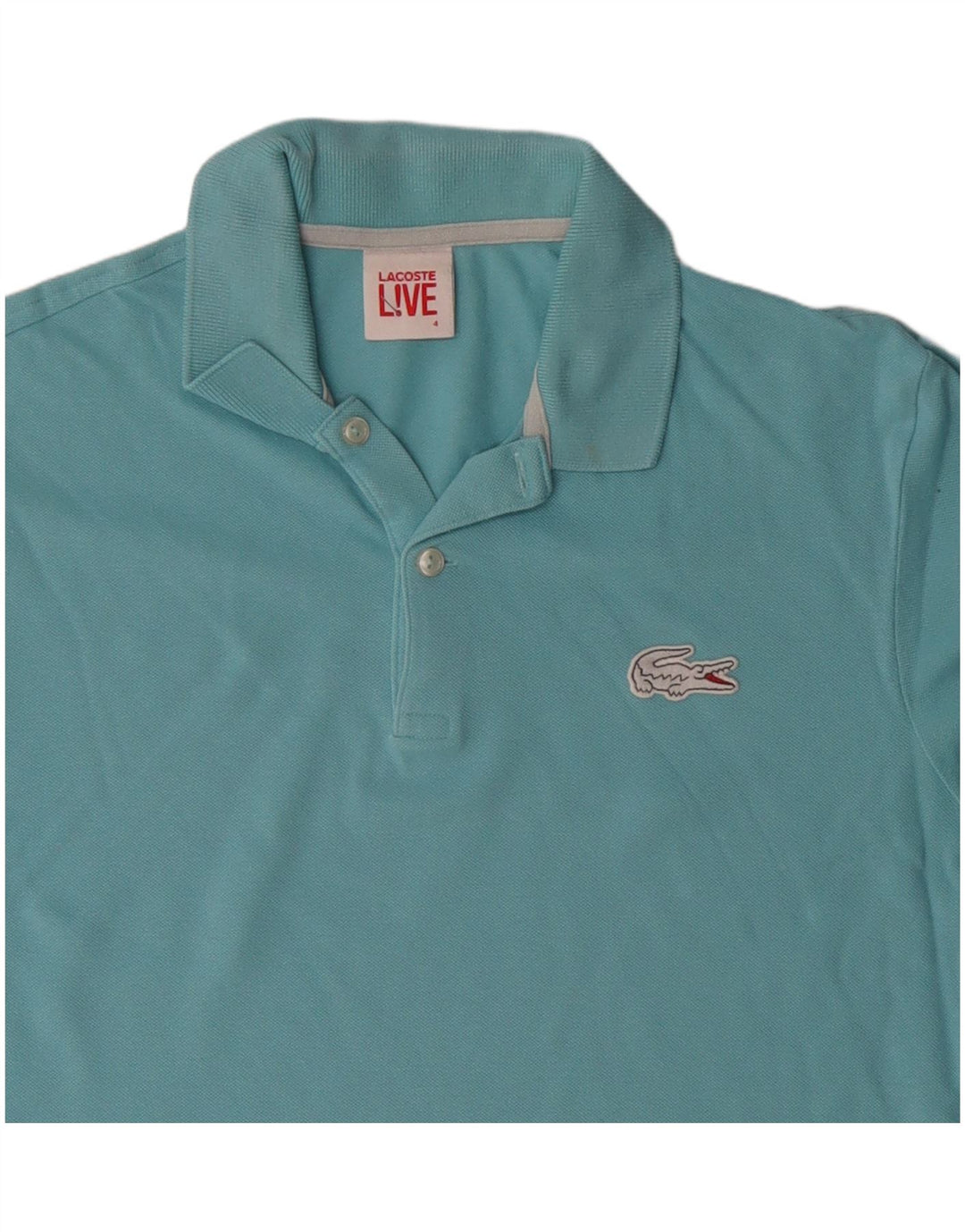 LACOSTE muška polo majica veličine 4 srednje plavi pamuk
