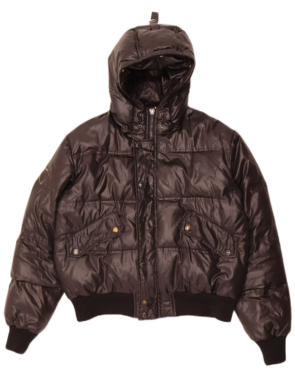 Bomb Boogie muška podstavljena jakna s kapuljačom UK 40 veliki crni poliester