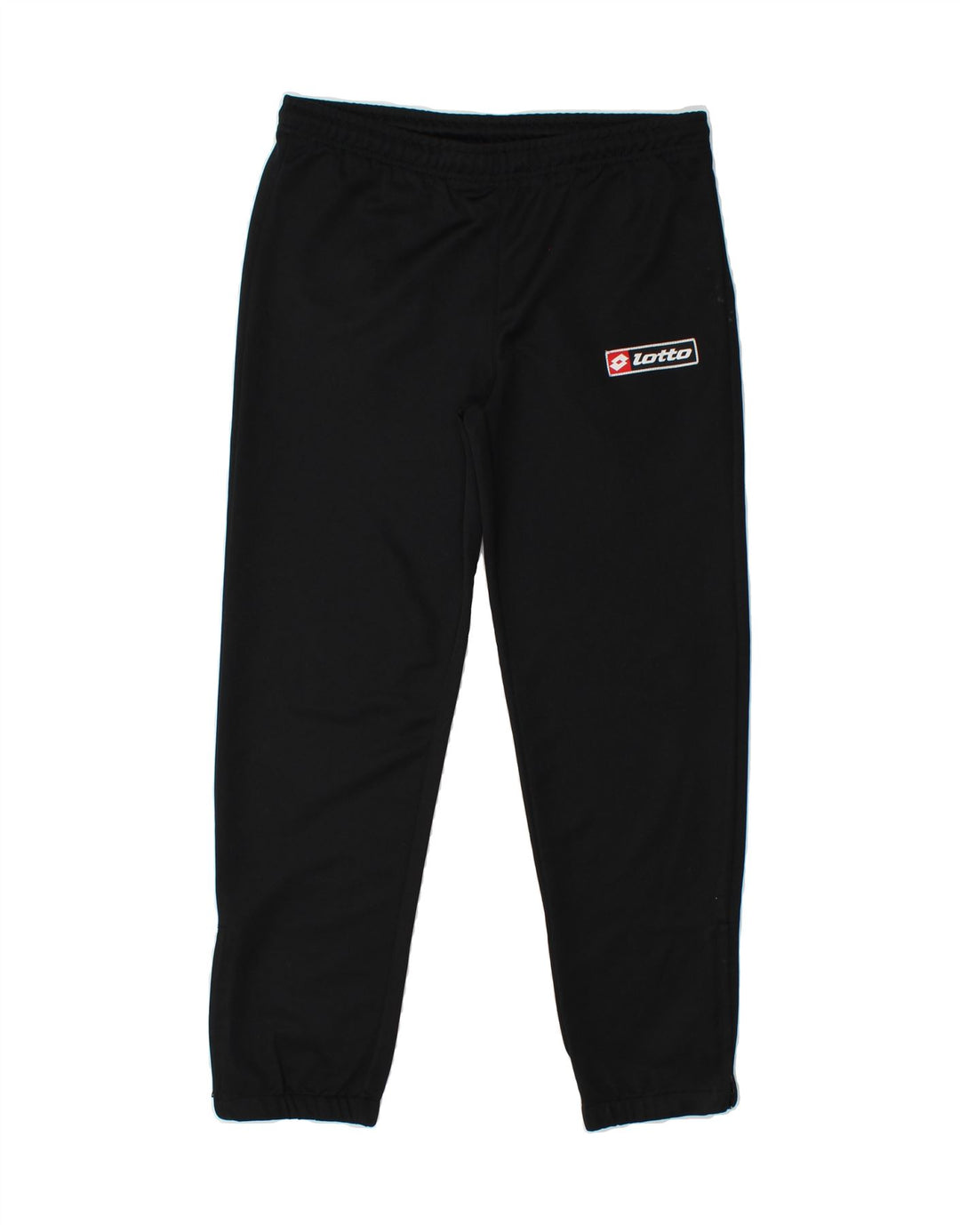 LOTTO Boys Tracksuit Trousers Joggers 11-12 Years Medium Black Polyester Vintage Lotto and Second-Hand Lotto from Messina Hembry 