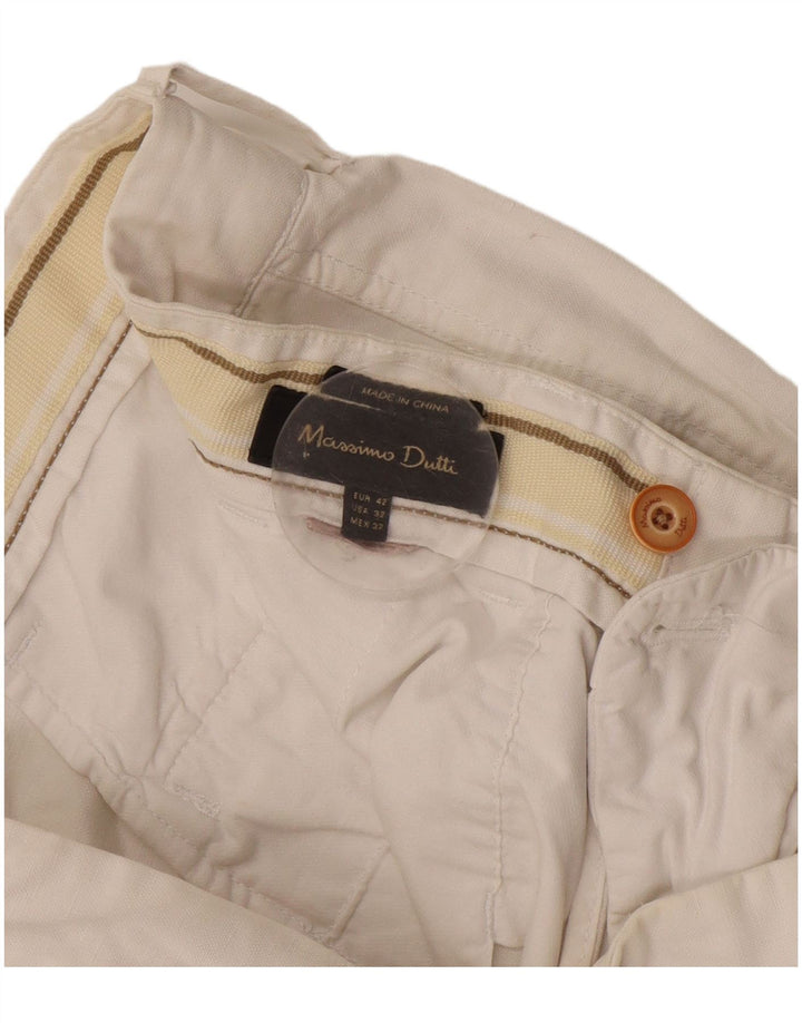 Massimo Dutti muške kargo kratke hlače EU 42 Large W32 Bijele