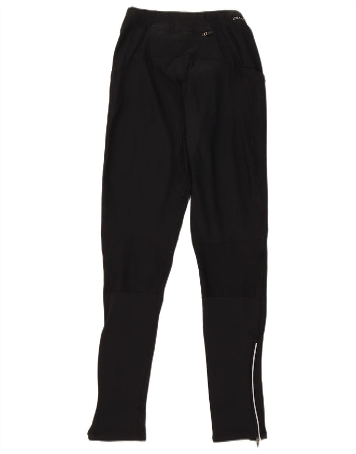 NIKE Ženske Dri Fit Leggings UK 8 Male crne poliesterske