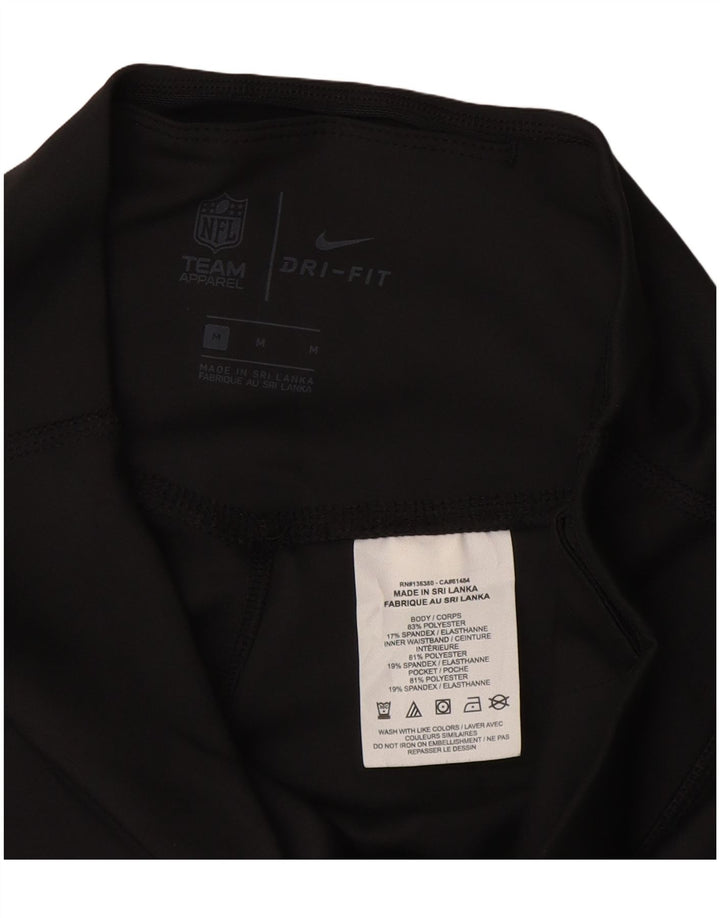 NIKE ženske Green Bay Packers tajice UK 12 srednje crne boje