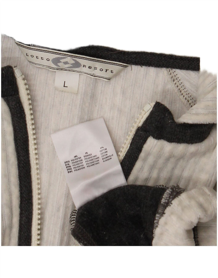 Lotto muški pulover s polo ovratnikom, veliki sivi pamuk u blokovima boja