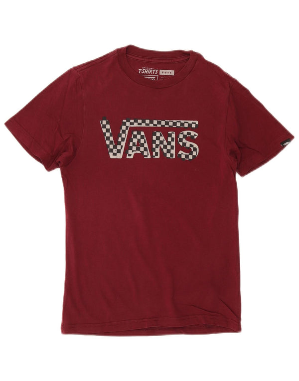 Majica kratkih rukava Vans Boys Graphic T-Shirt 8-9 Years Small Bordo