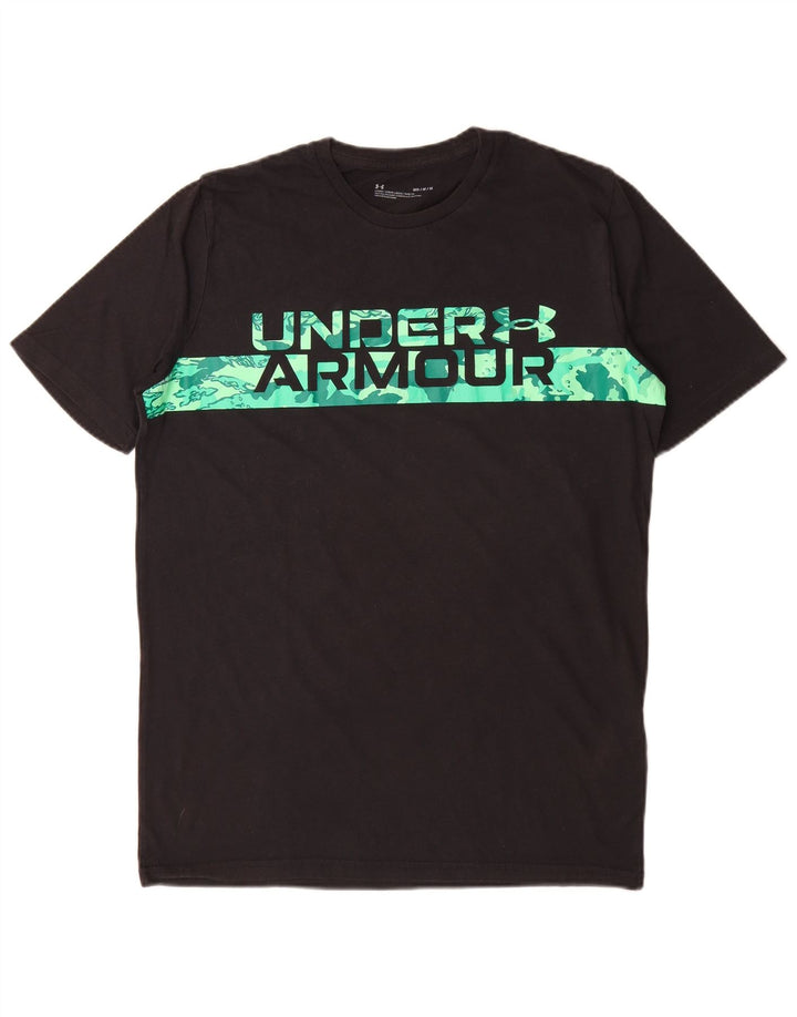 Under Armour muška grafička majica kratkih rukava Srednji crni pamuk