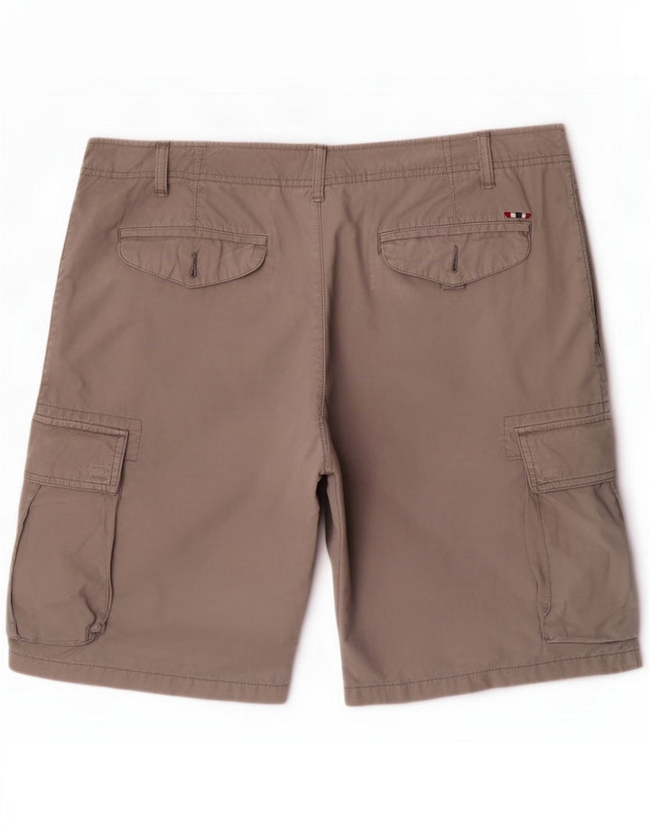 Napapijri Mens Cargo Shorts Large W35 Grey