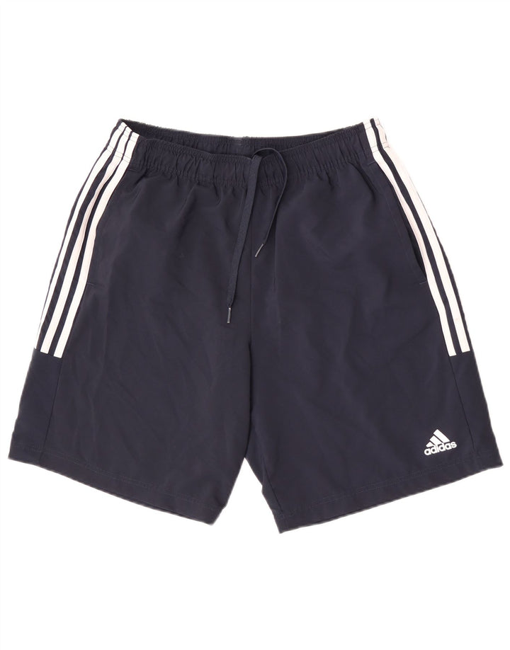 Adidas muške sportske kratke hlače srednje tamnoplave boje od poliestera