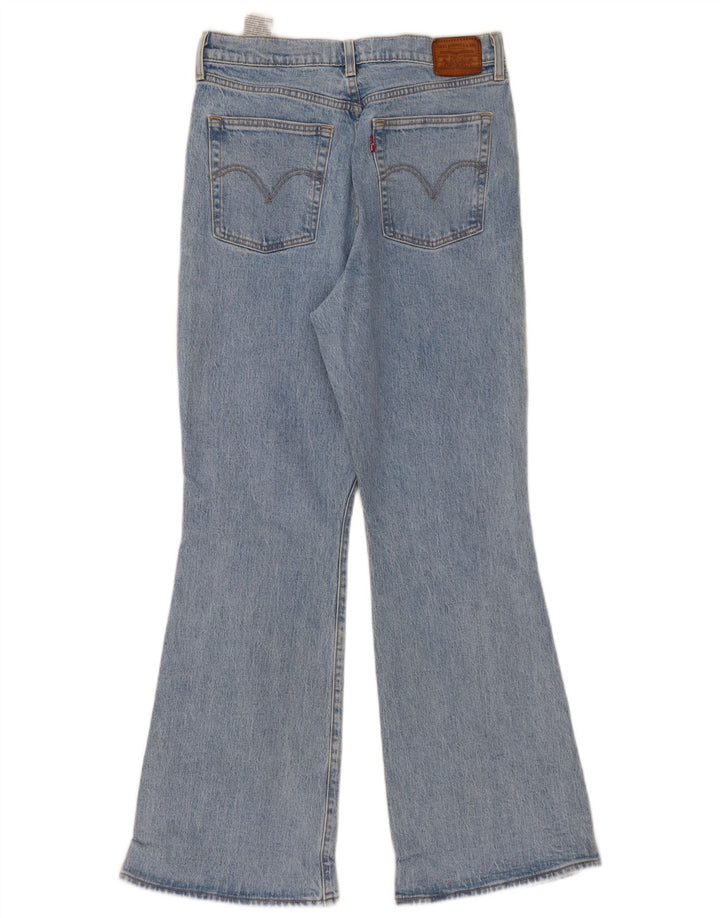 Levi's ženske lepršave traperice s prsnim košem W31 L32 plavi pamuk