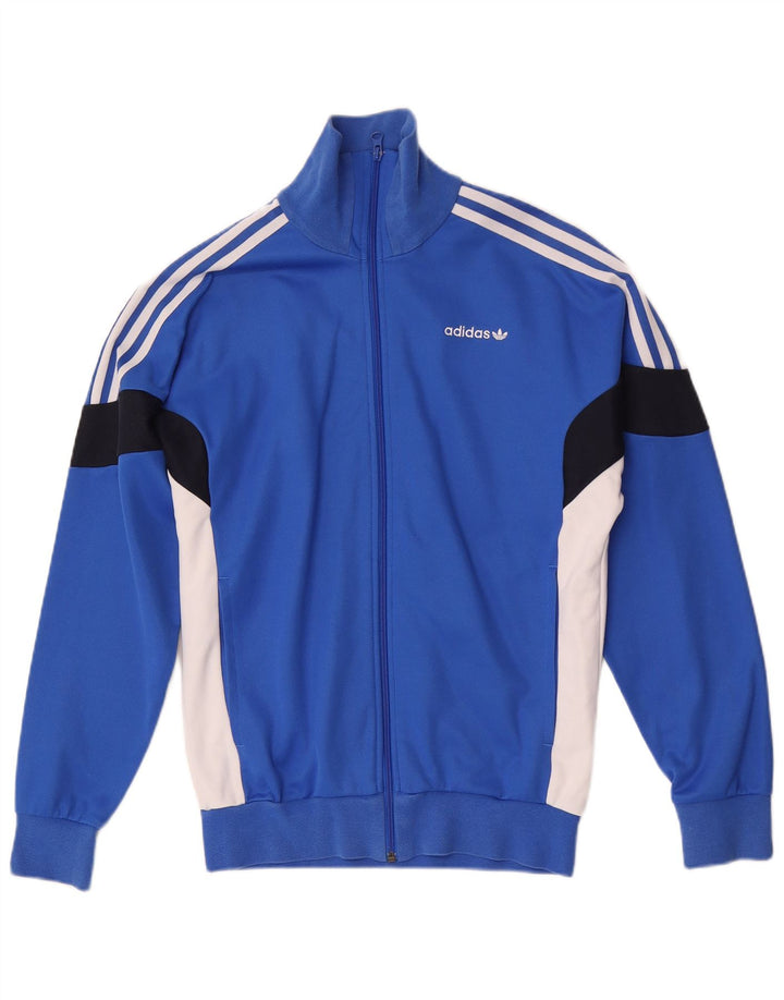 Adidas muška gornja jakna od trenirke Mala plava pamučna boja