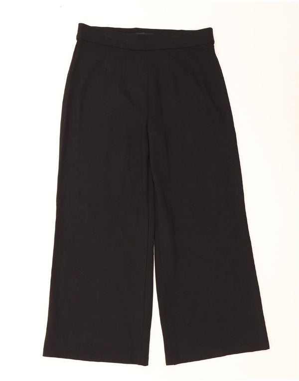 Marks & Spencer ženske ležerne hlače visokog struka UK 14 velike W32 L27 crne