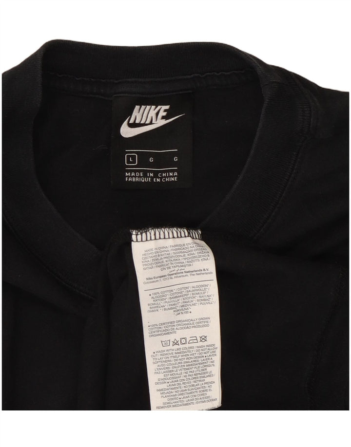 Nike Muška majica kratkih rukava Velika crna pamučna majica