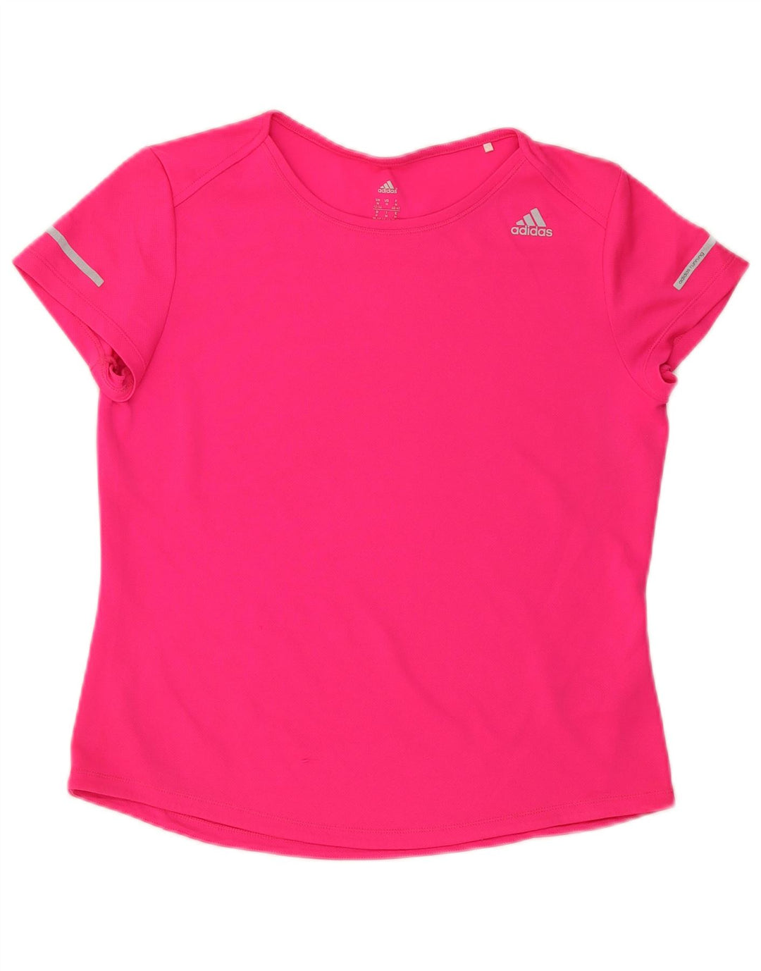 Adidas ženska majica kratkih rukava UK 12/14 srednje ružičasti poliester