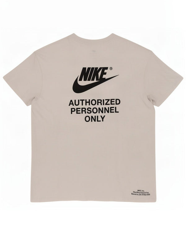 Nike Muška majica kratkih rukava širokog kroja XL, bijeli pamuk