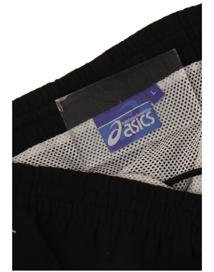Velike crne muške sportske kratke hlače Asics