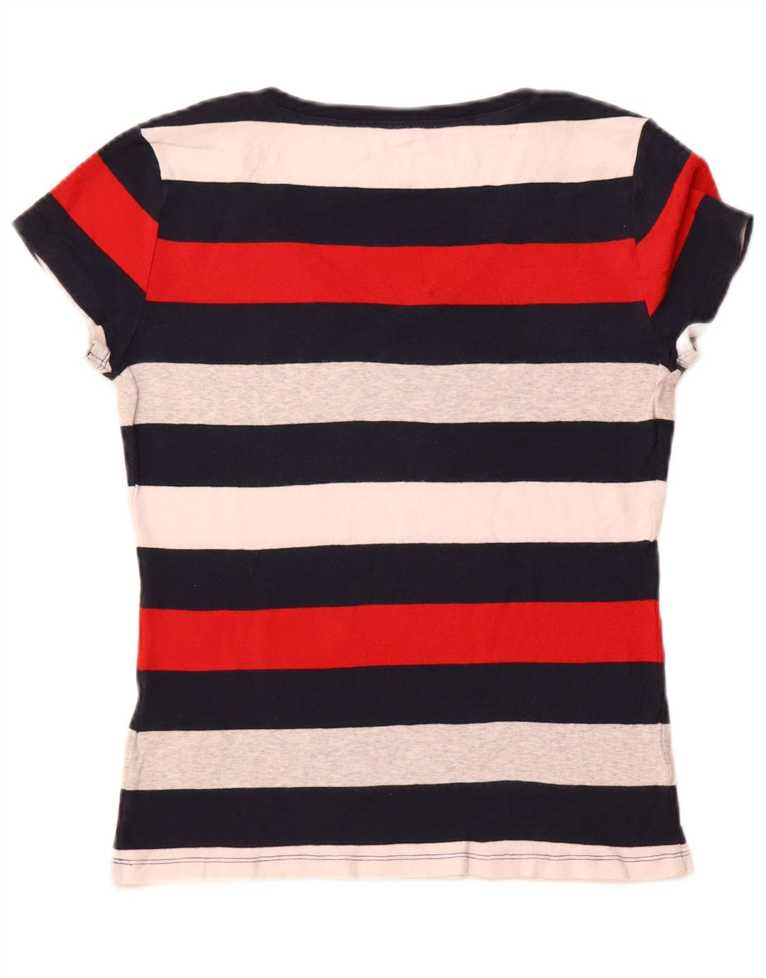 TOMMY HILFIGER Ženska majica kratkih rukava UK 12 srednje raznobojne pruge