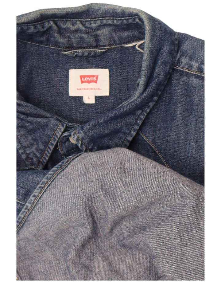 Levi's muška traper košulja Large Blue