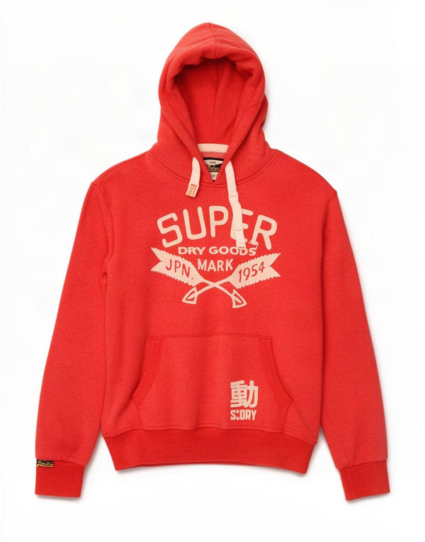 Superdry muška majica s kapuljačom s grafičkim motivima 2XL, crveni pamuk