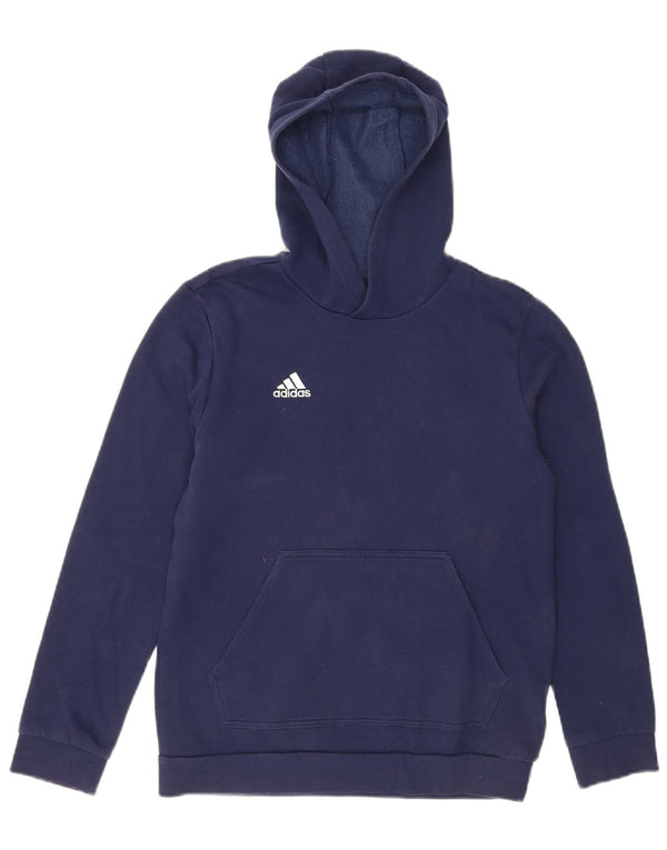 Adidas majica s kapuljačom za dječake 13-14 godina tamnoplava