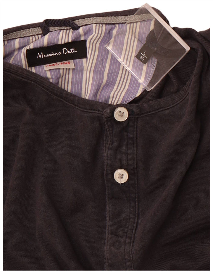 MASSIMO DUTTI Muška majica kratkih rukava velika tamnoplava