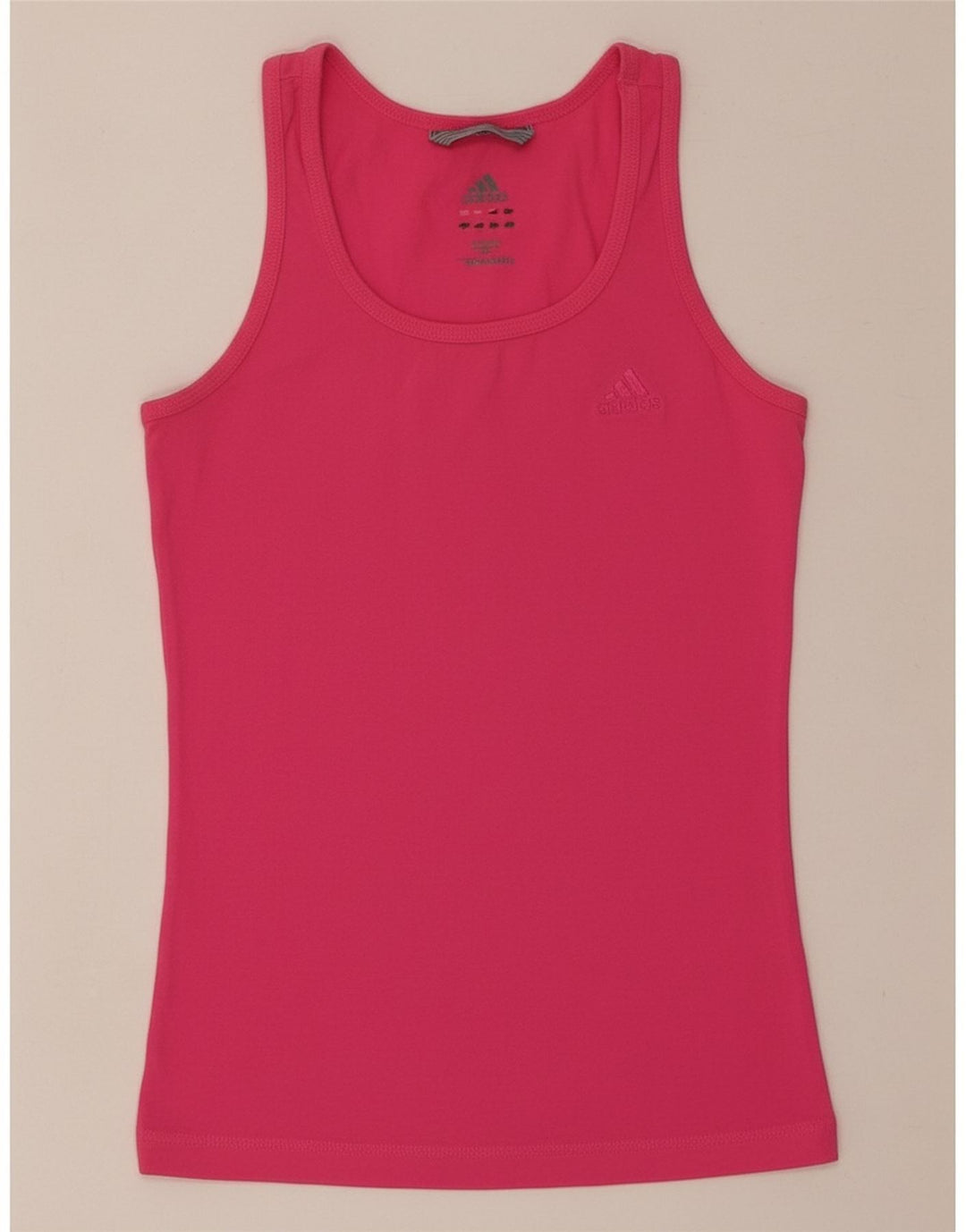 ADIDAS Womens Vest Top UK 10 Small Pink