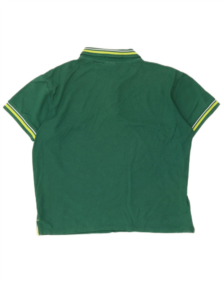 Umbro muška polo majica srednje zelene pruge, pamuk