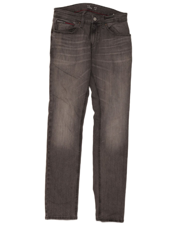 Tommy Hilfiger ženske Scanton uske traperice W32 L34 sivi pamuk