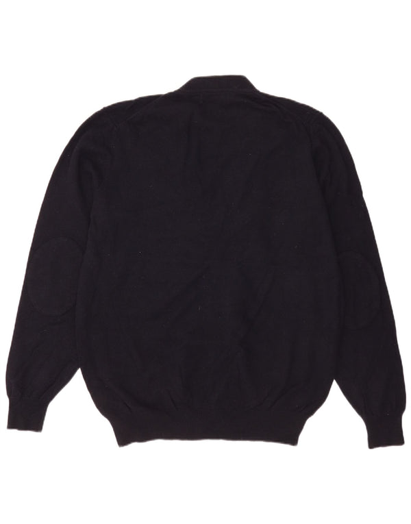 Massimo Dutti muški kardigan pulover XL tamnoplava vuna