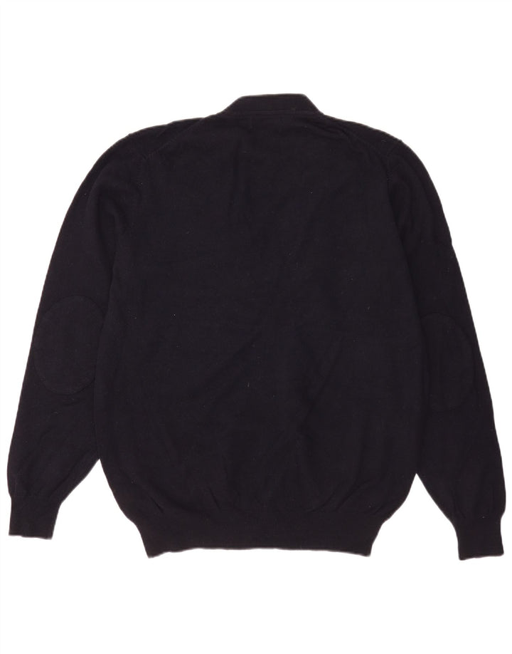 Massimo Dutti muški kardigan pulover XL tamnoplava vuna