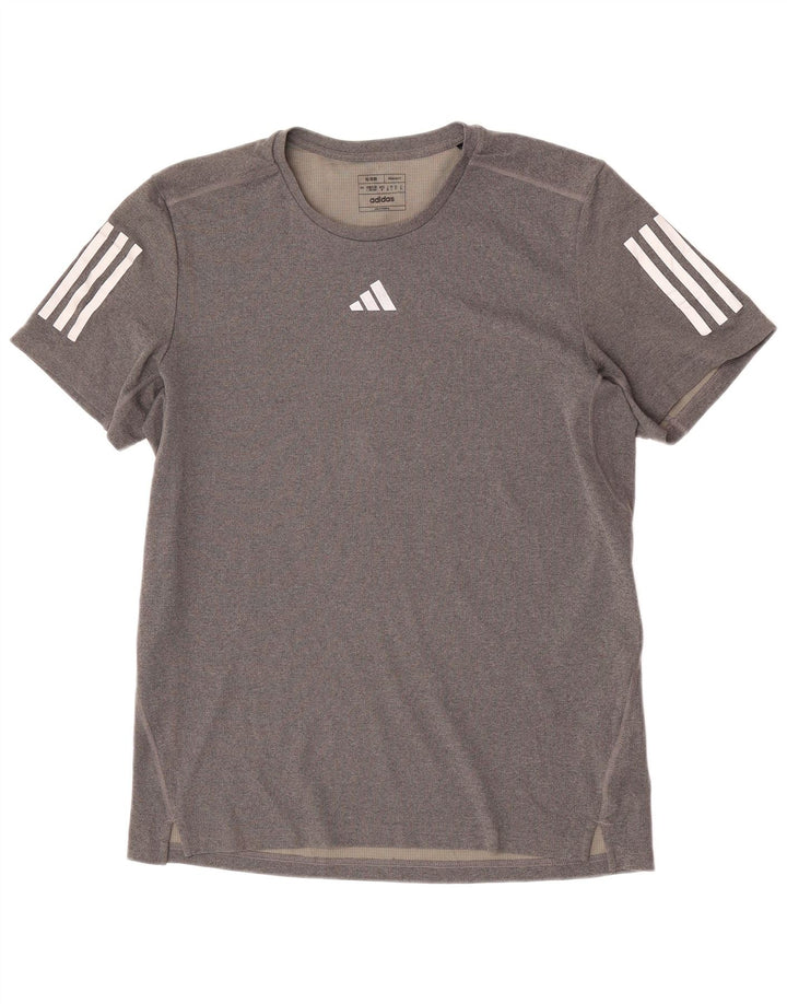 Adidas muška majica kratkih rukava Aeroready Regular Fit, veliki sivi poliester