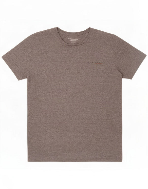Jack & Jones Muška majica kratkih rukava Regular Fit Large Grey Flected Cotton