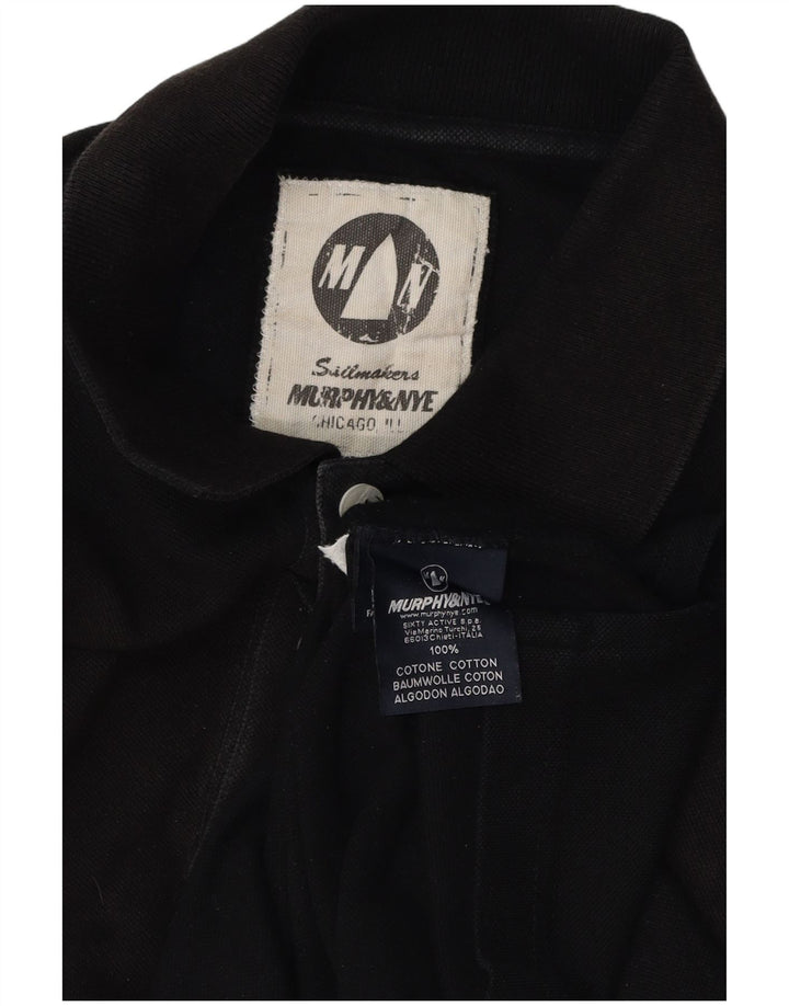 MURPHY & NYE Muška Chicago polo majica velika crna pamučna