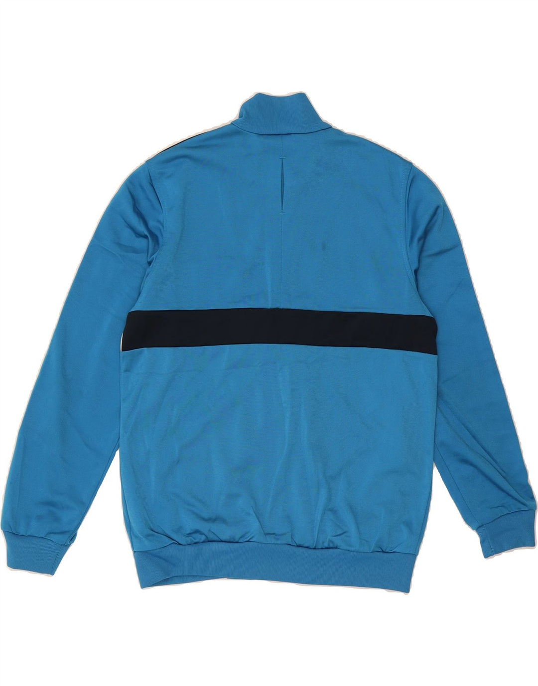 ADIDAS Boys Tracksuit Top Jacket 11-12 Years Blue Colourblock Polyester Vintage Adidas and Second-Hand Adidas from Messina Hembry 