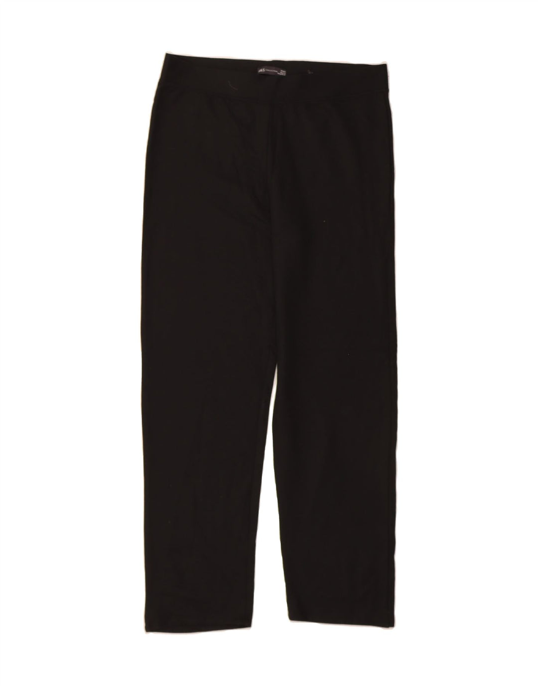 MARKS & SPENCER Womens Regular Tracksuit Trousers UK 14 Large Black Cotton Vintage Marks & Spencer and Second-Hand Marks & Spencer from Messina Hembry 