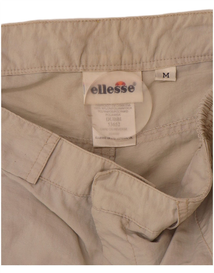 Ellesse muške ravne kargo hlače srednje veličine W30 L30 bež poliamid