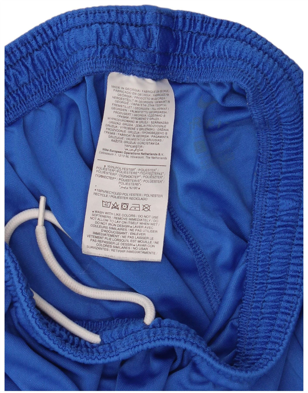 Male plave sportske kratke hlače Nike Dri Fit od poliestera