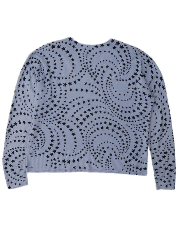 Marks & Spencer ženski džemper s V-izrezom UK 16 Large Blue