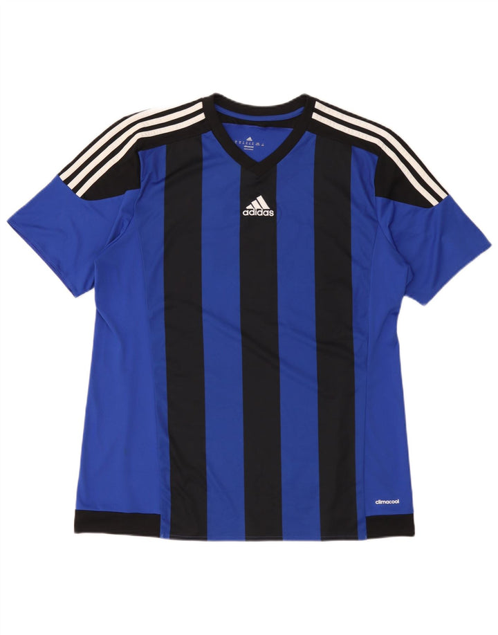 Adidas muška majica kratkih rukava Climacool Graphic XL plava poliesterska boja