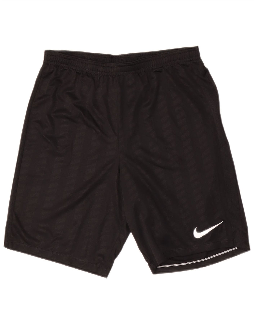 Nike muške Dri Fit sportske kratke hlače srednje crne pruge od poliestera