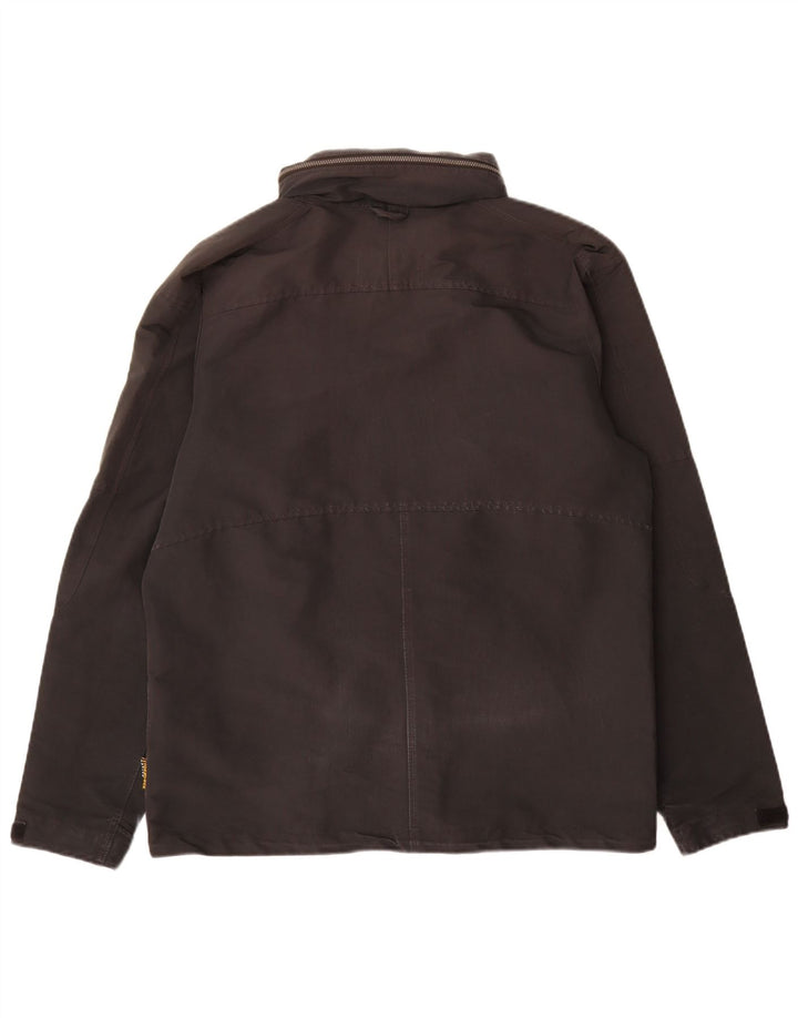Jack Wolfskin muška kišna jakna s kapuljačom UK 36/38 srednji crni poliester