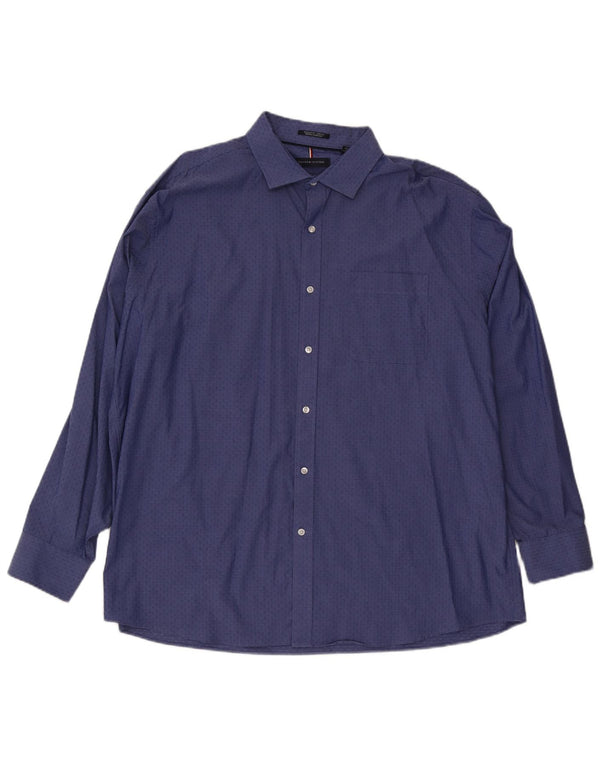 Tommy Hilfiger muška košulja standardnog kroja veličina 18 1/2 2XL pamuk na plave točke
