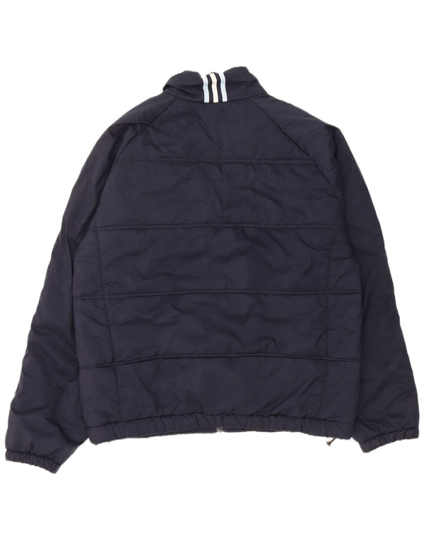 Adidas muška podstavljena jakna UK 42 XL tamnoplavi poliester