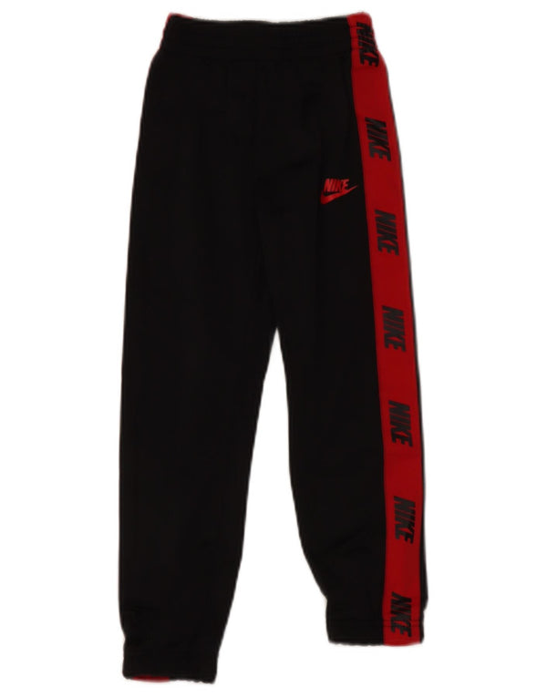 Nike Boys Graphic Trenirka Hlače Joggers 6-7 Years Black Colourblock