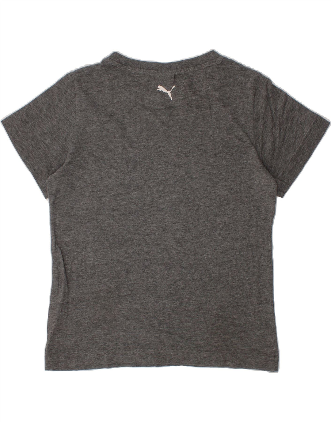 PUMA Boys Graphic T-Shirt Top 7-8 Years Small Grey Vintage Puma and Second-Hand Puma from Messina Hembry 