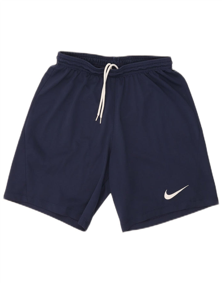 Nike Dri Fit sportske kratke hlače srednje tamnoplave boje od poliestera