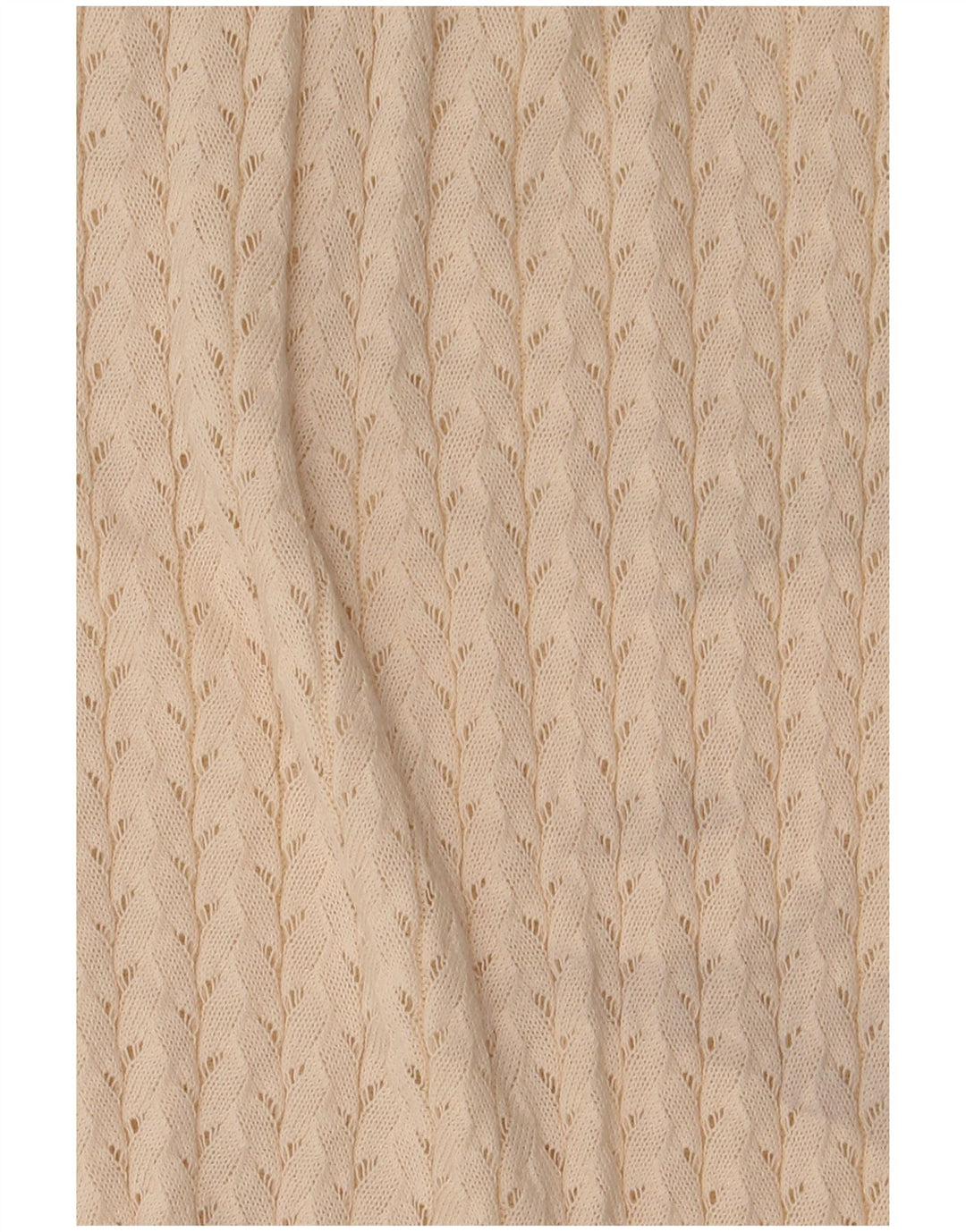 Zara ženski džemper s dugim veznim izrezom UK 12 srednje bijele boje