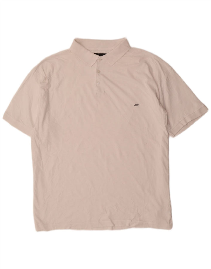 French Connection muška polo majica 2XL bijeli pamuk