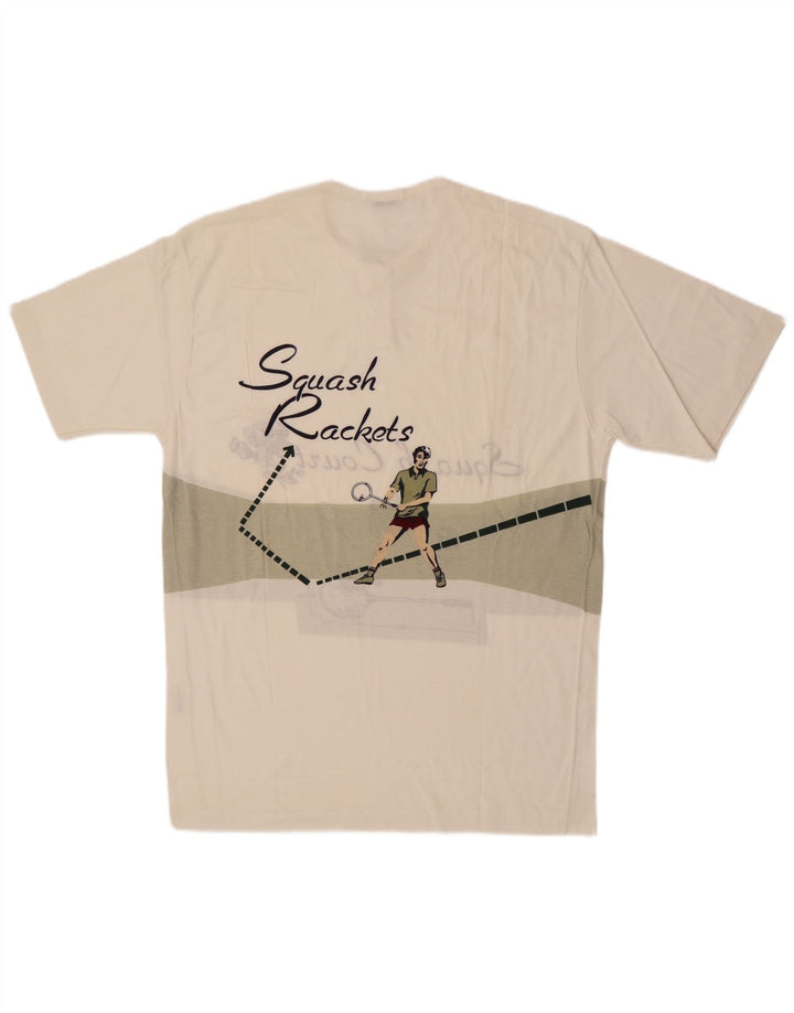 Cacharel muška velika bijela majica s grafičkim motivima